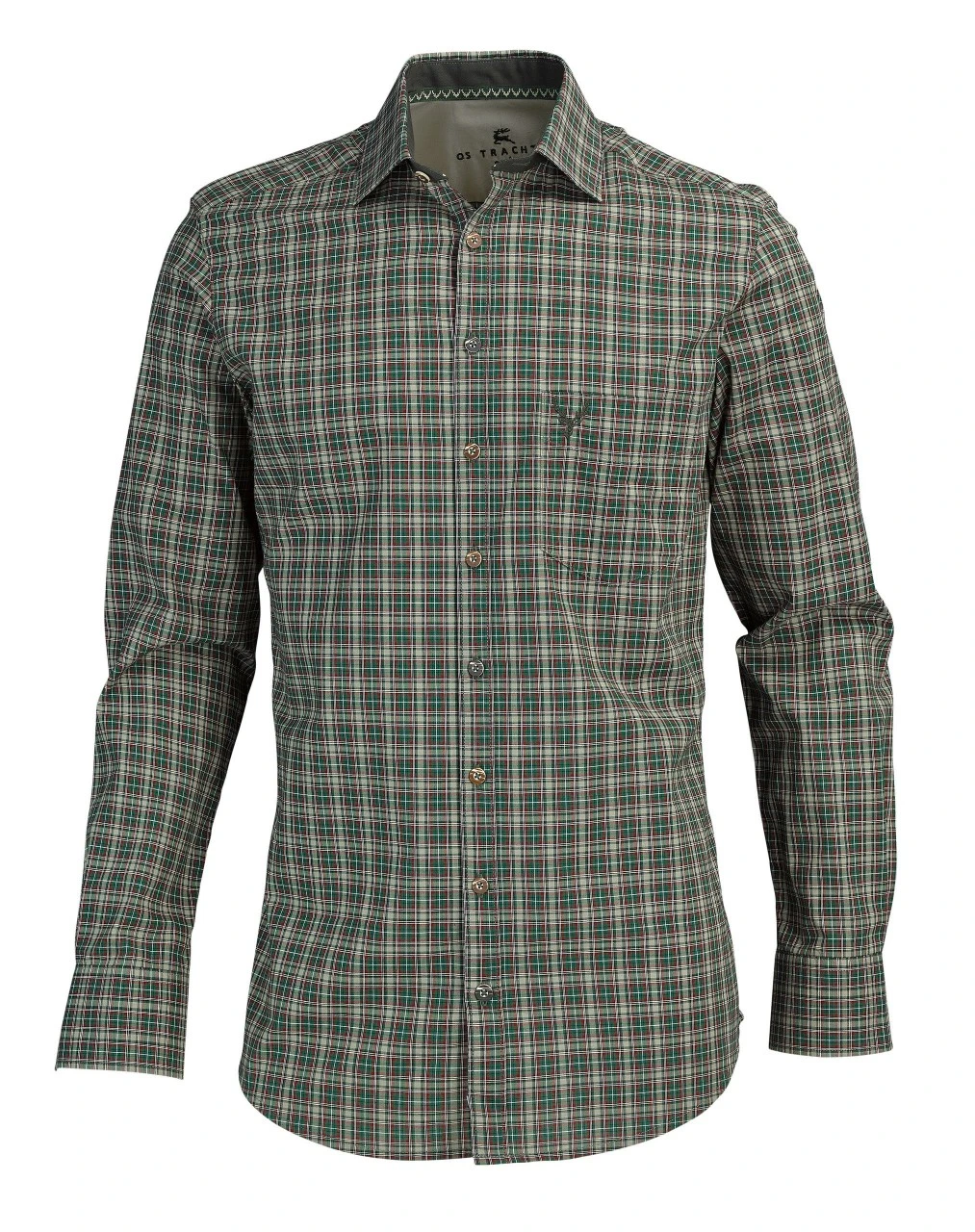 OS-Trachten Langærmet OS Trachten-skjorte Slim Fit 1 OS-Trachten Langærmet OS Trachten-skjorte Slim Fit