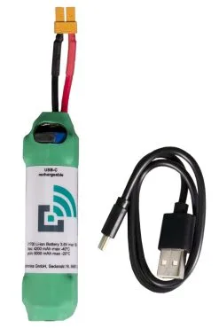 Trapmaster-reservebatteri Til Detektorer Med Gult Stik