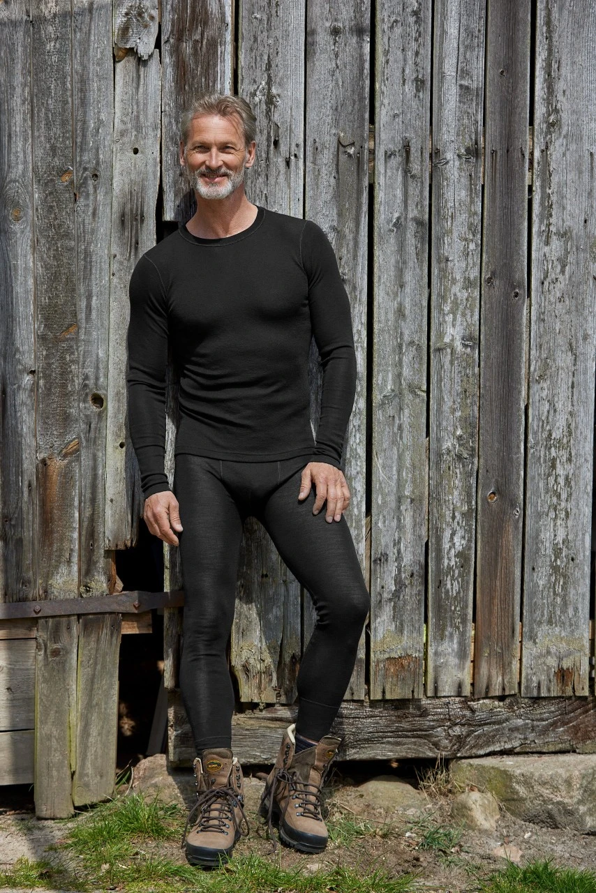 Langærmet Nordforest Hunting-undertrøje Merino 2 Langærmet Nordforest Hunting-undertrøje Merino - Billede 2