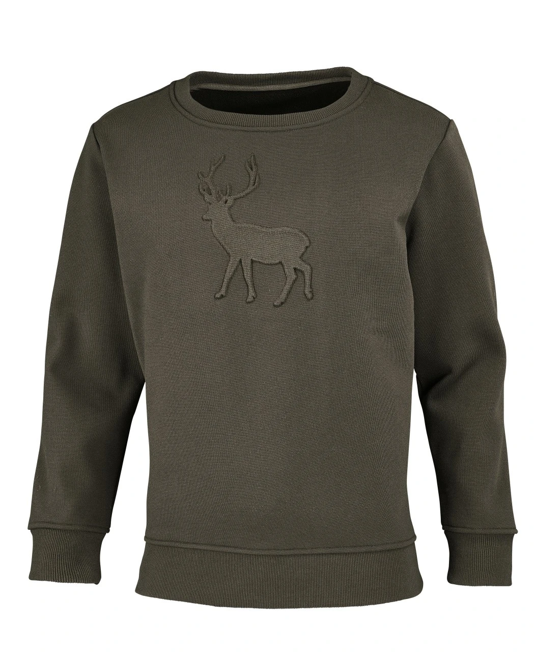 Hubertus-trøje Jack Med Hjorteprægning 1 Hubertus-trøje Jack Med Hjorteprægning
