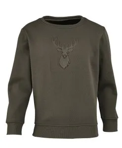 Hubertus-trøje John Med Hjortehovedprægning