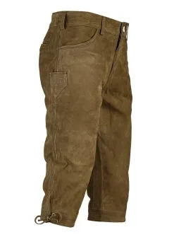 Hubertus Herre-læder-knæbukser