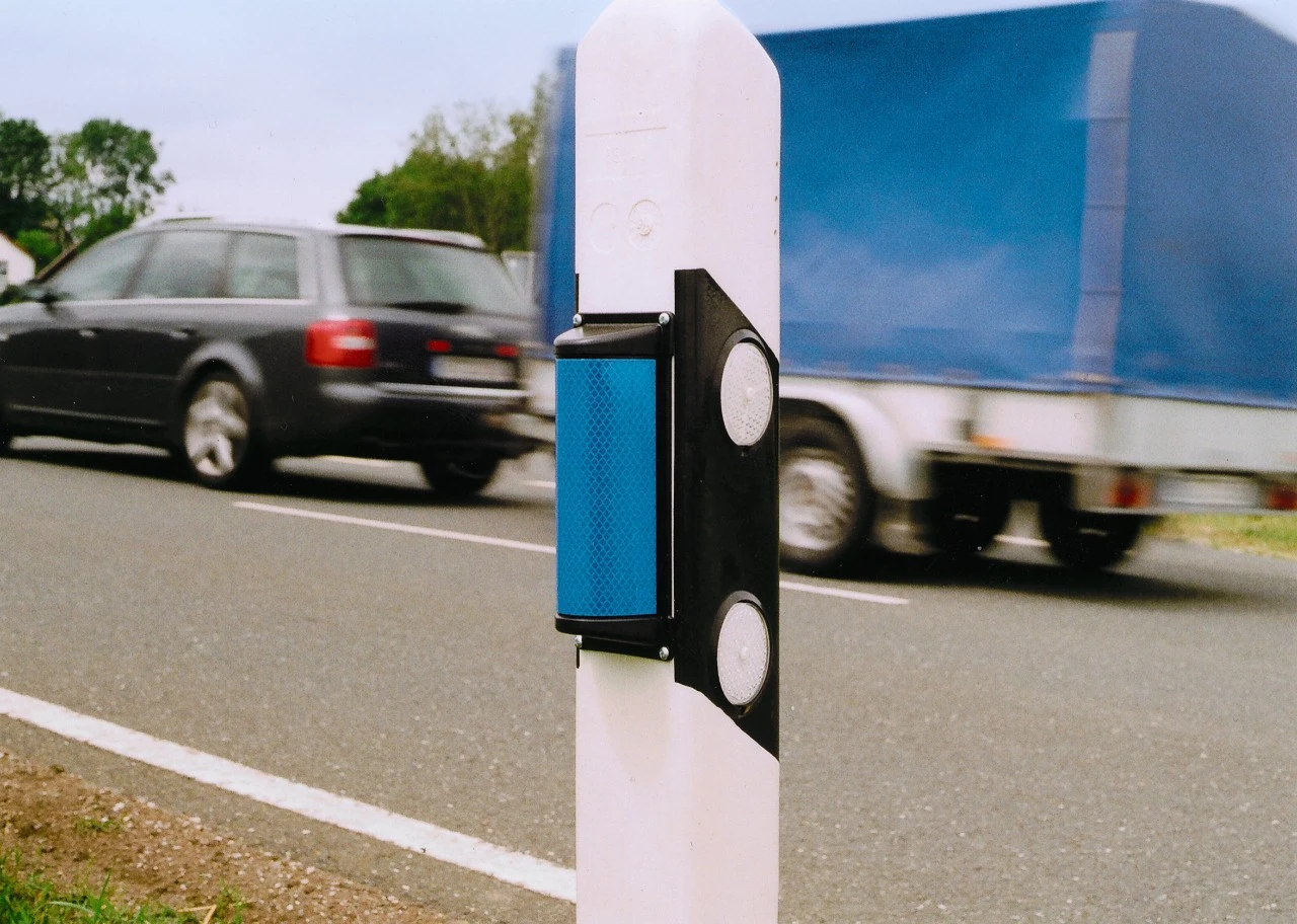 Andere Halvcirkelreflektor Blå 2 Andere Halvcirkelreflektor Blå - Billede 2